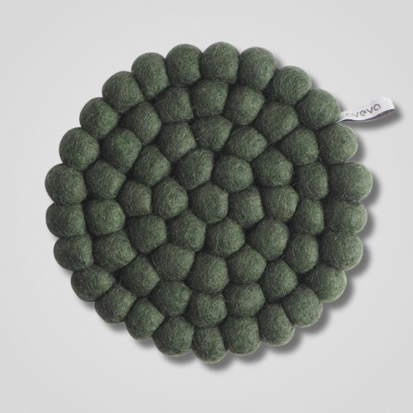 Aveva Trivet Round Moss Green L