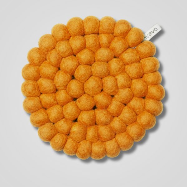 Aveva Trivet Round Mustard L