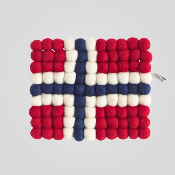 Aveva Trivet Rectangle Norwegian Flag