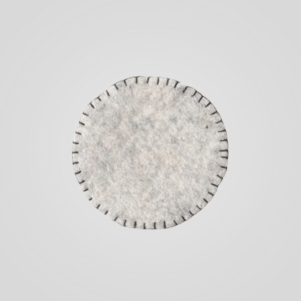 Aveva Coasters Wool 4pk Raw Grey