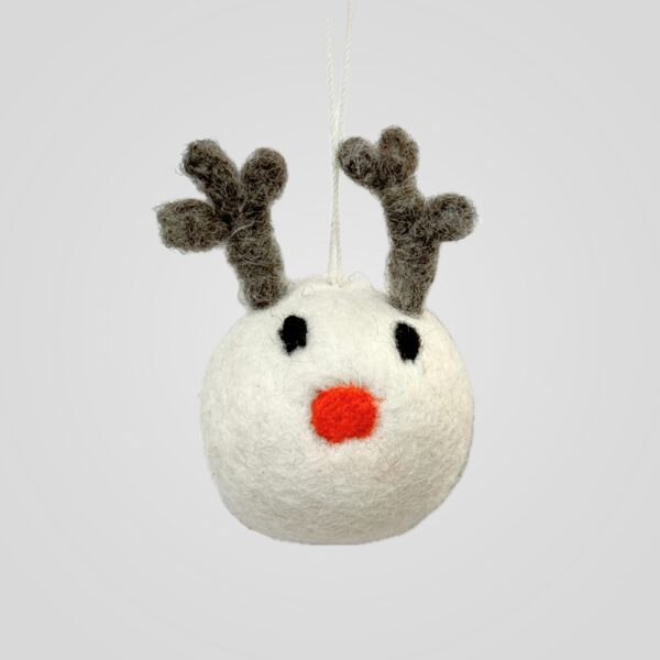 Aveva Little Hangings Reindeer White