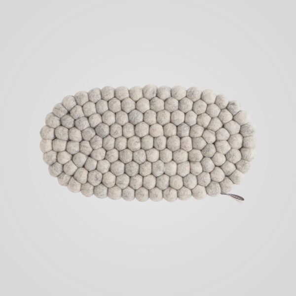 Aveva Trivet Oval Raw Grey