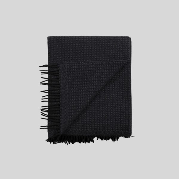 Vega Black Throw
