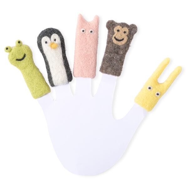 Aveva Finger Puppets 5pk - Bilde 3