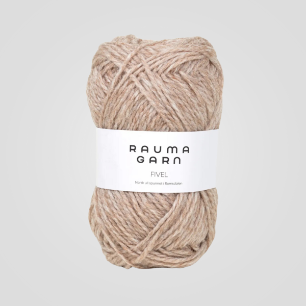 Rauma Fivel Beige Melert