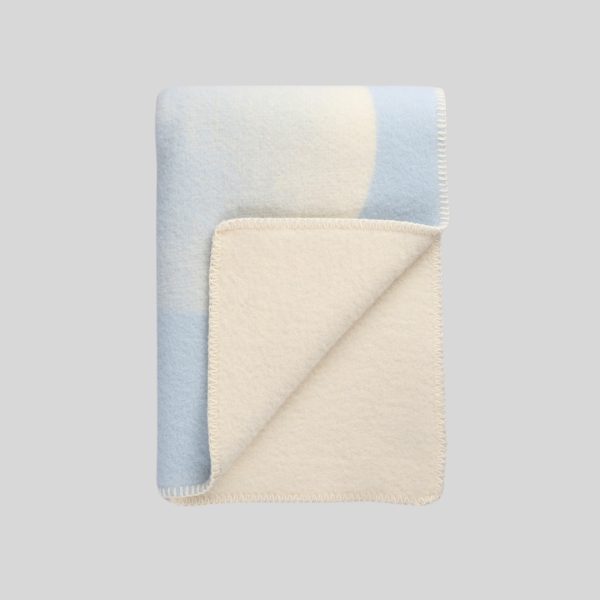 Moon Crescent Blue Throw