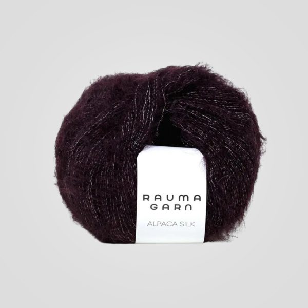 Rauma Alpaca Silk Burgunder