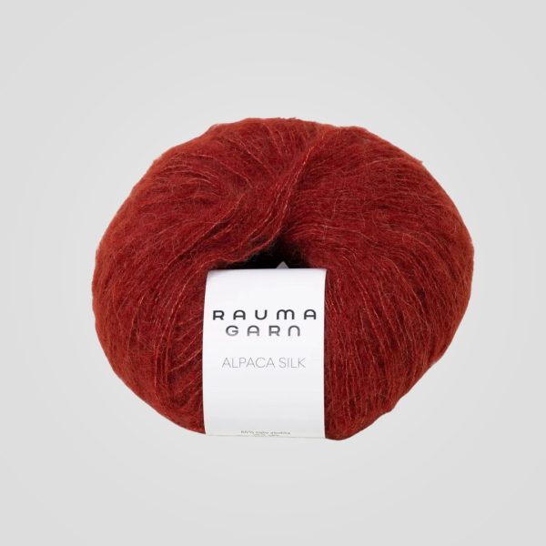 Rauma Alpaca Silk Kobberrød