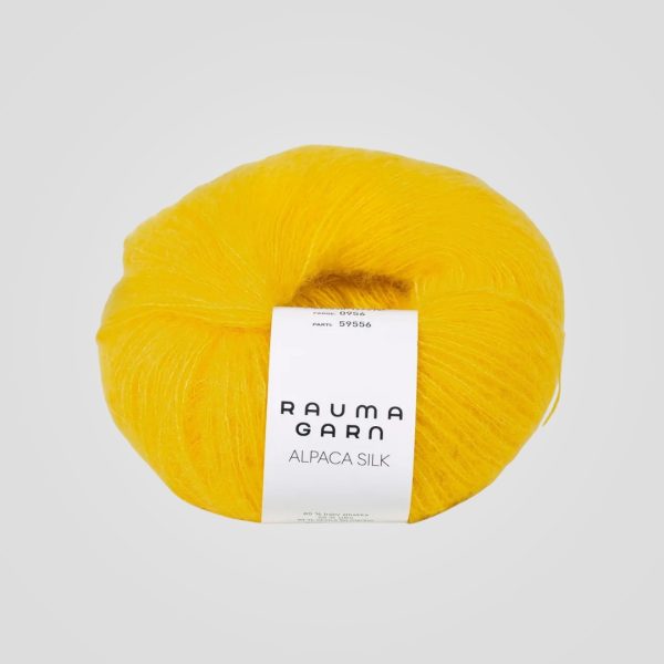 Rauma Alpaca Silk Liljegul