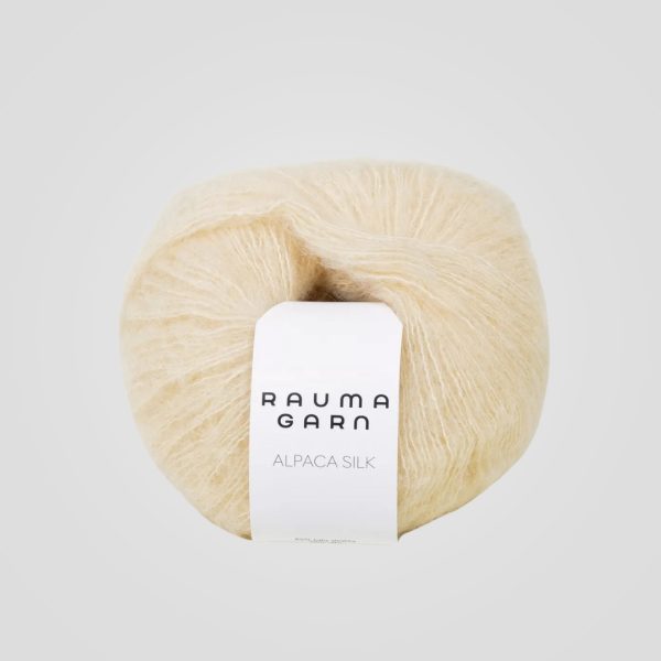Rauma Alpaca Silk Lys Strågul