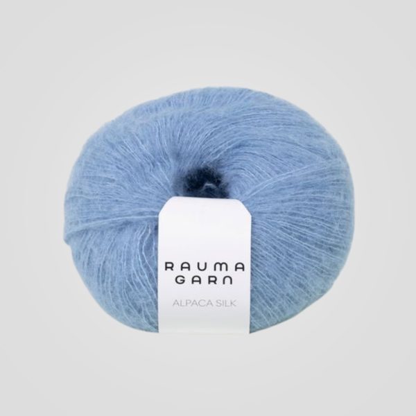 Rauma Alpaca Silk Blågrå