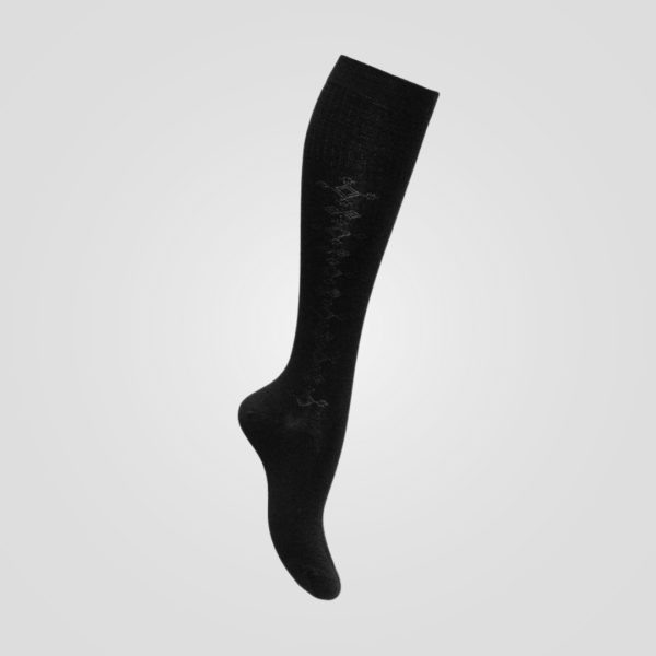 Arva Mai Merino Strømpe Svart 35-38