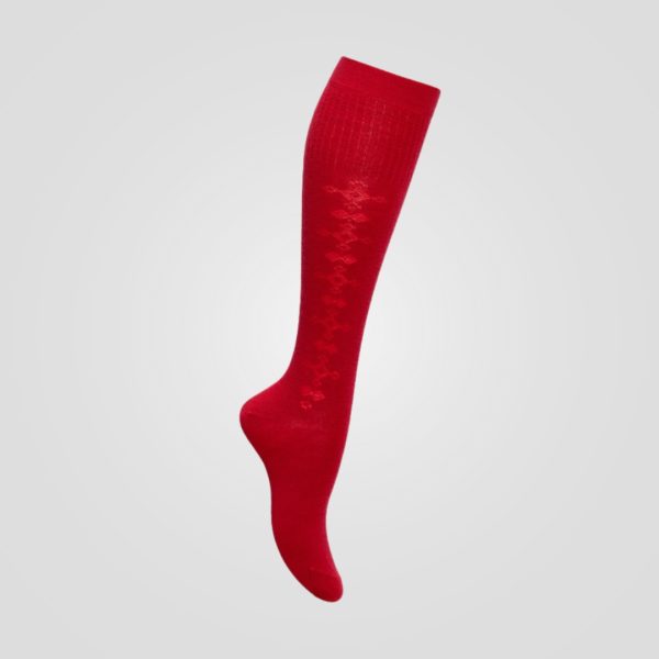 Arva Mai Merino Strømpe Rød 35-38