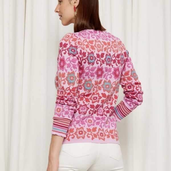 Flower and Flounce Cardigan Pink - S - Bilde 3