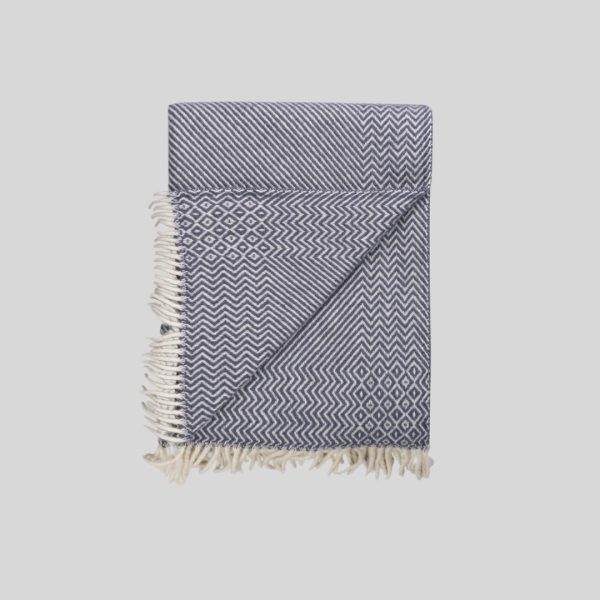 Kattefot Midnight Blue Throw