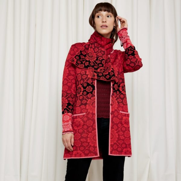 Marit Cardigan Red - L