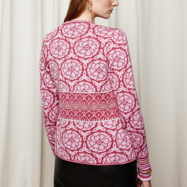 Ming Cardigan Pink - L - Bilde 3