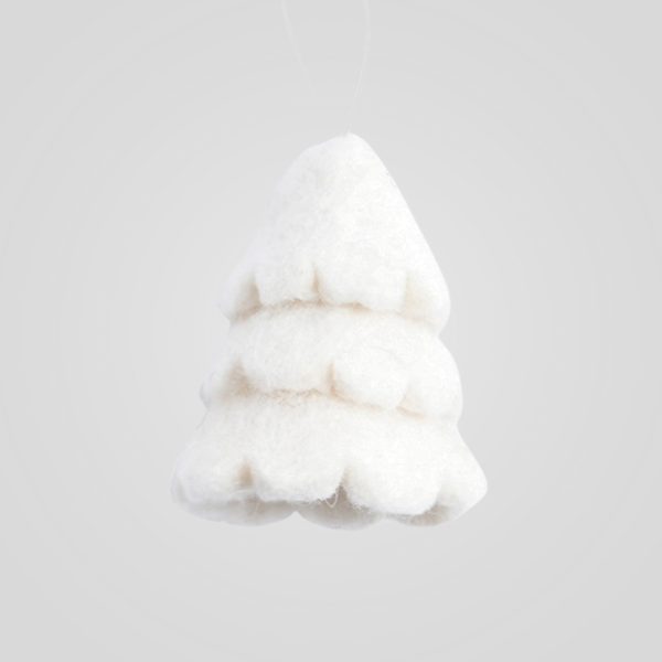Little Hangings Christmas Three White