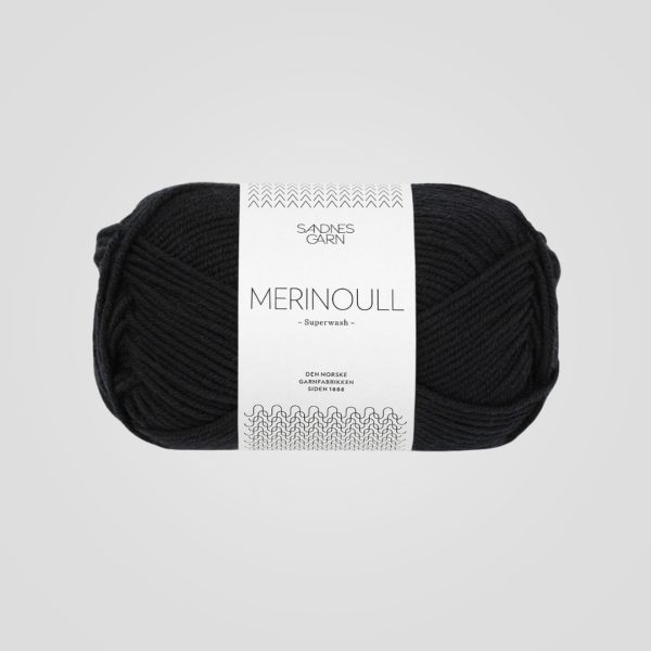 Sandnes Merinoull 1099 Svart