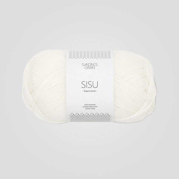 Sandnes Sisu 1001 Optisk Hvit