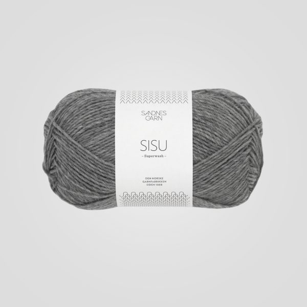 Sandnes Sisu 1053 Mørk Gråmelert