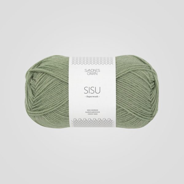 Sandnes Sisu 9041 Støvet Lys Grønn