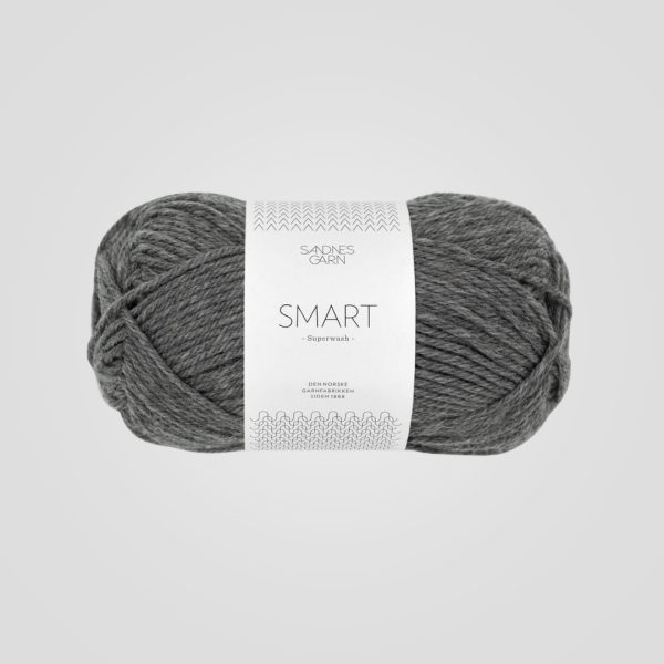 Sandnes Smart 1053 Mørk Gråmelert