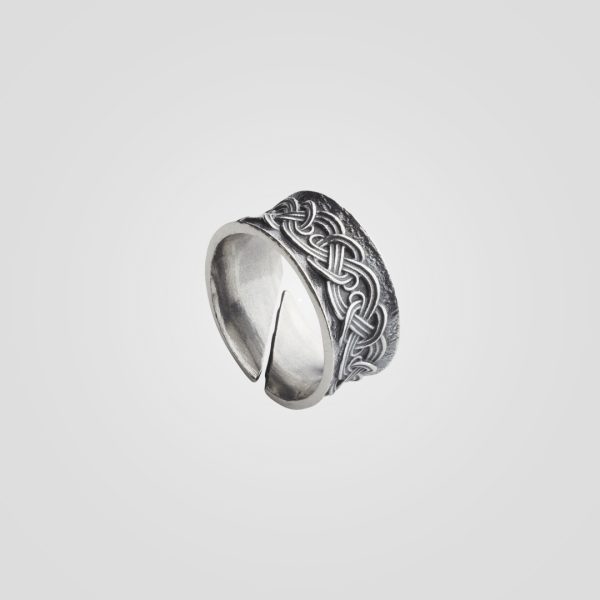 Ring Audbjørn, flette brei