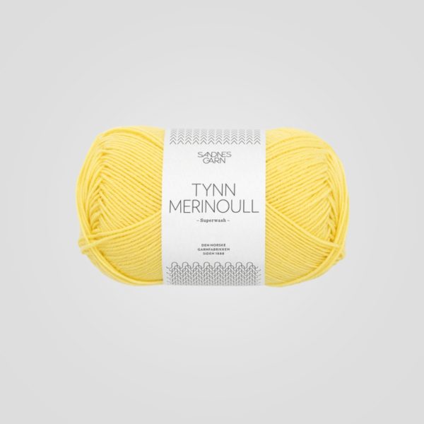 Sandnes Tynn Merinoull 9004 Lemon