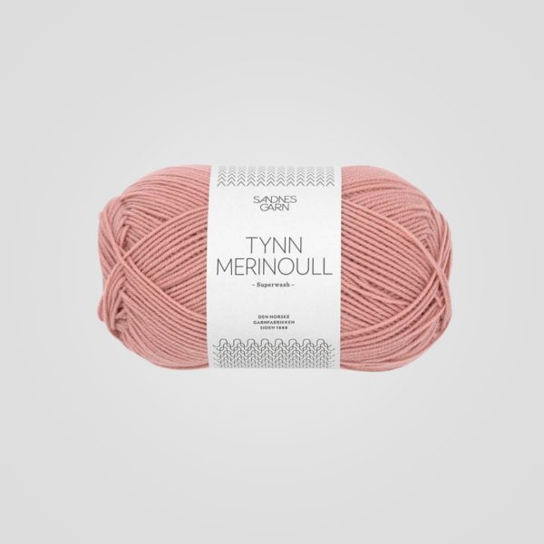 Sandnes Tynn Merinoull 4033 Ferskenblomst