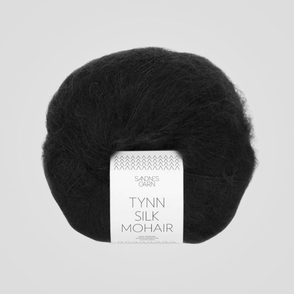 Sandnes Tynn Silk Mohair 1099 Svart