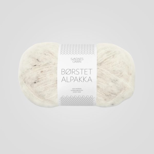Sandnes Børstet Alpakka 2523 Natur Tweed