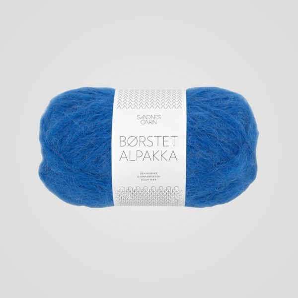 Sandnes Børstet Alpakka 6046 Jolly Blue