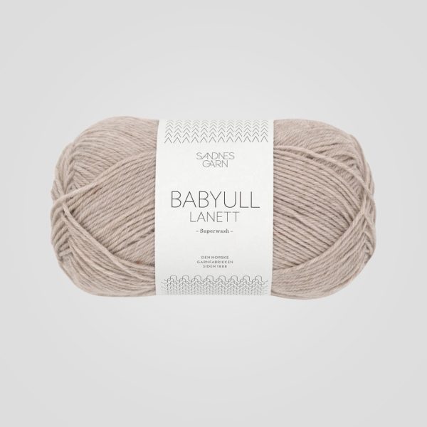 Sandnes Babyull Lanett 2650 Beigemelert