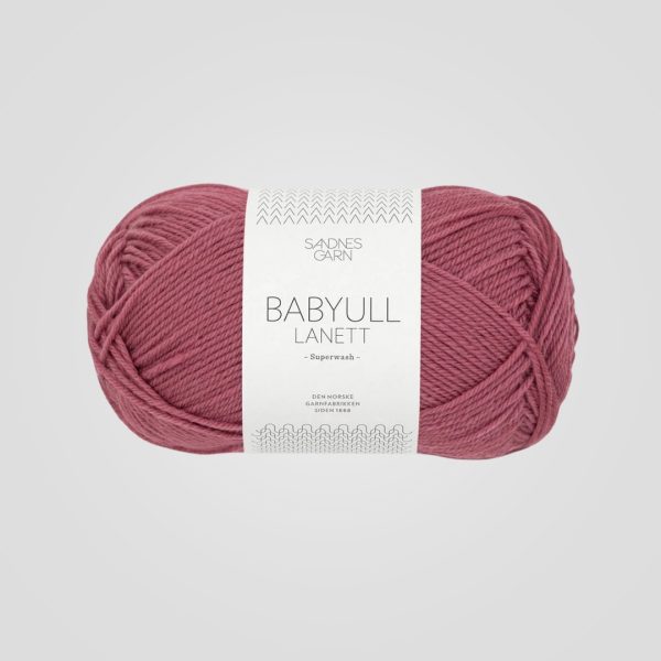 Babyull Lanett 4244 Mørk Gammelrosa