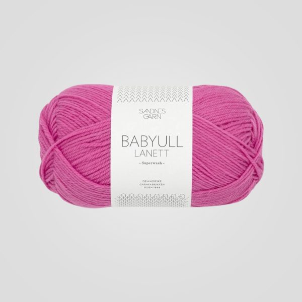 Sandnes Babyull Lanett 4628 Magenta