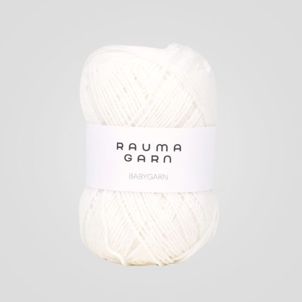 Rauma Babygarn Hvit