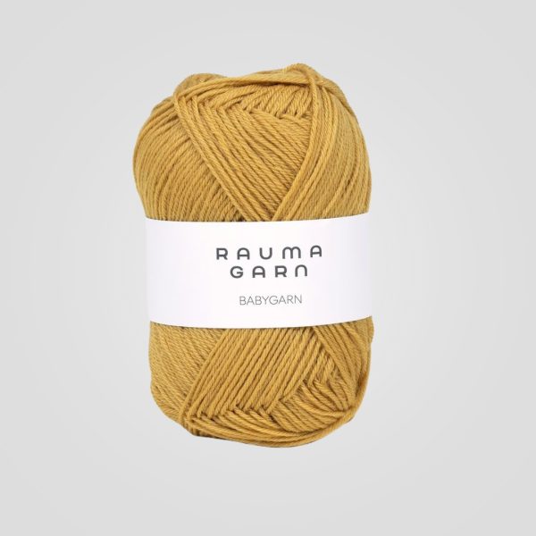 Rauma Babygarn Sennepsgul