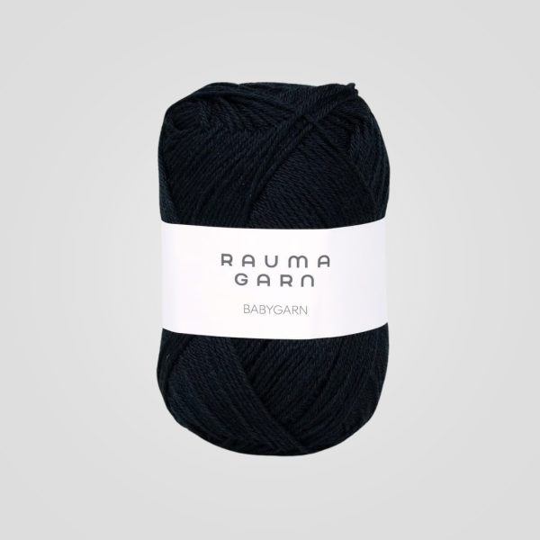Rauma Babygarn Svart