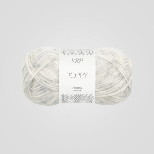 Sandnes Poppy 1021 Lys Gråmelert