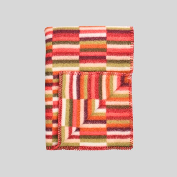 Ida Red Shades Throw