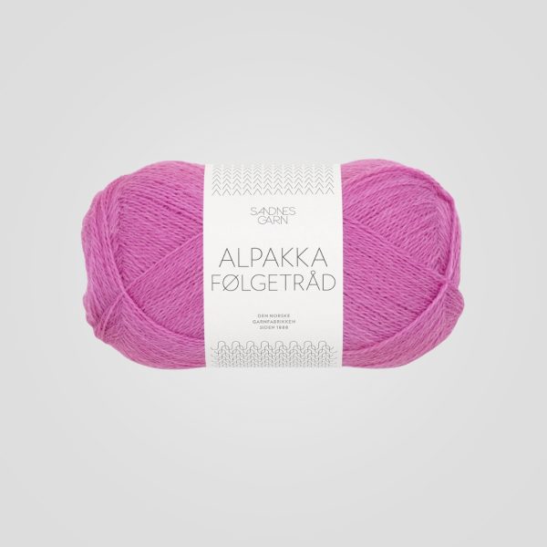 Sandnes Alpakka Følgetråd Magenta 4628