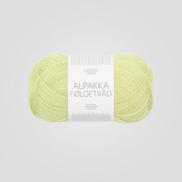 Sandnes Alpakka Følgetråd Lime Punch 9523