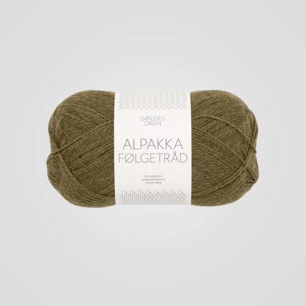 Sandnes Alpakka Følgetråd Dark Olive 9873