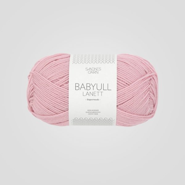 Sandnes Babyull Lanett Pudderrosa 4312
