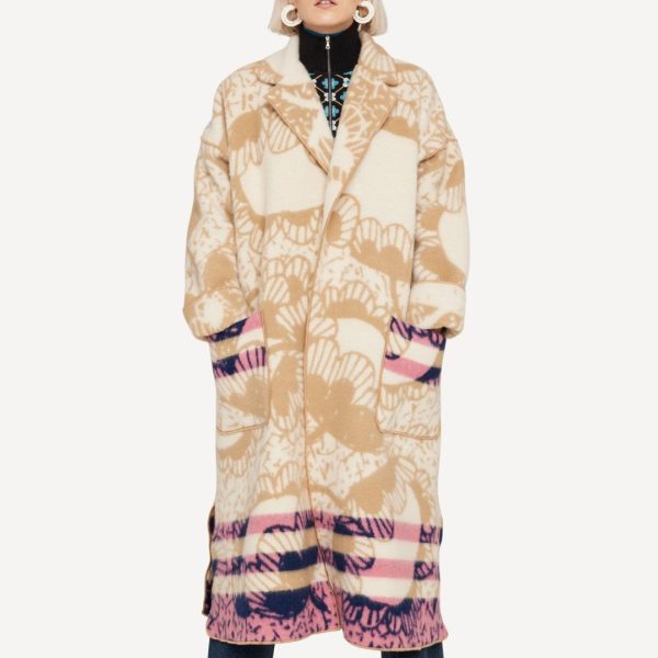 Oleana Buddy Blanket Coat Rosy - Bilde 3