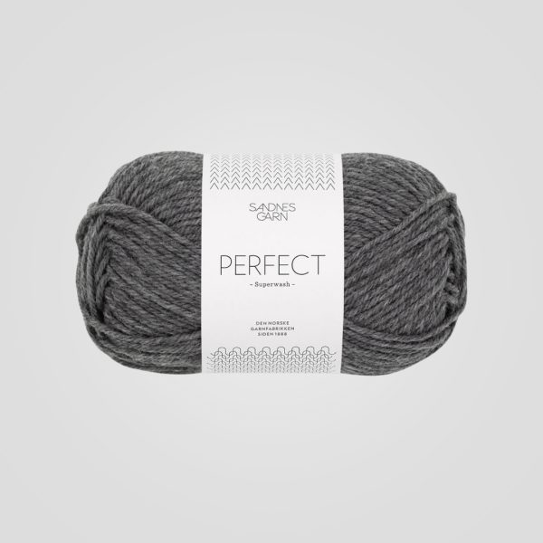 Sandnes Perfect Mørk Gråmelert 1053
