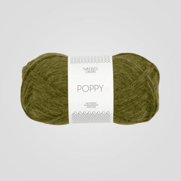Sandnes Poppy Moss Green 9563