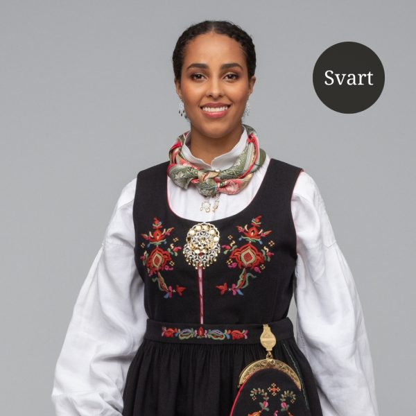 Materialpakke Strandabunad Svart