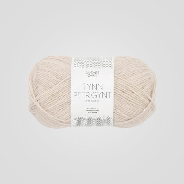 Sandnes Tynn Peer Gynt Natur Melert 2641